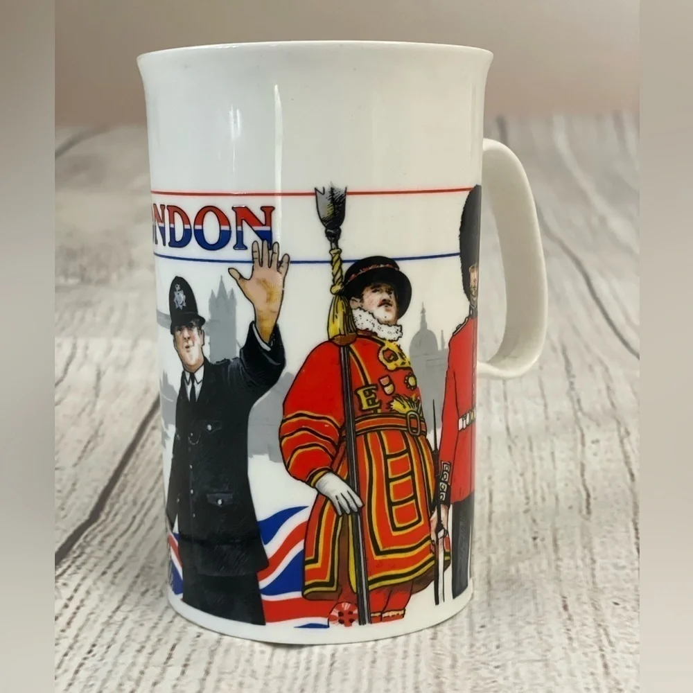 DUNOON CERAMICS London Designed Jack Dadd Fine Bone China Mug Made in England